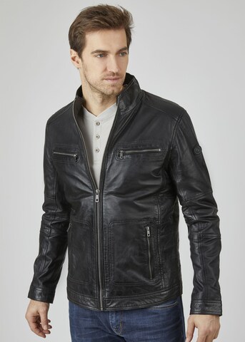 bugatti Between-Season Jacket in Black: front