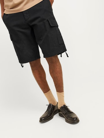 JACK & JONES Regular Cargobroek 'COLE BARKLEY' in Zwart