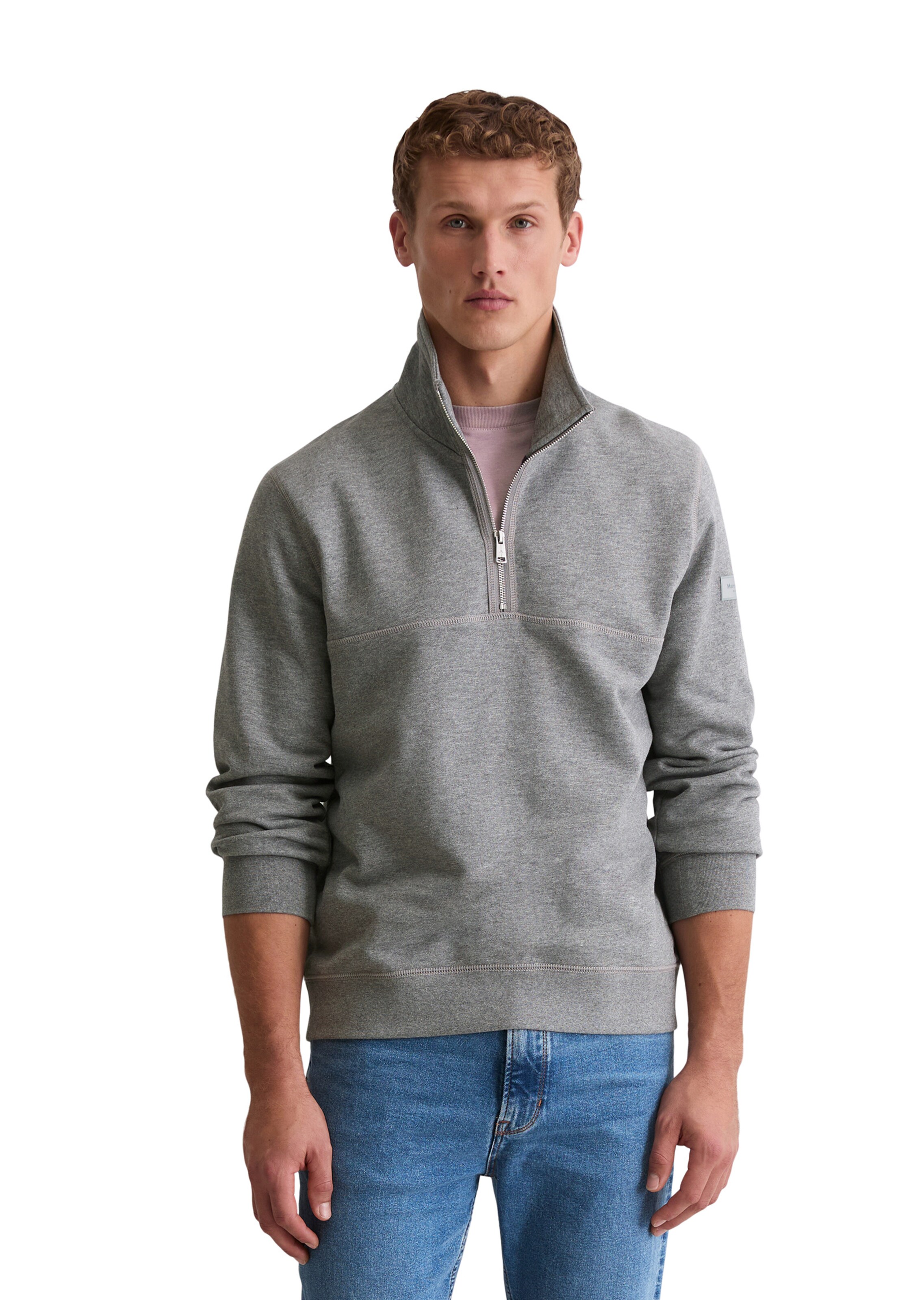 Marc O'Polo Sweatshirt in Grau: Vorderseite