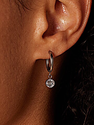 Boucles d'oreilles Lucardi en argent