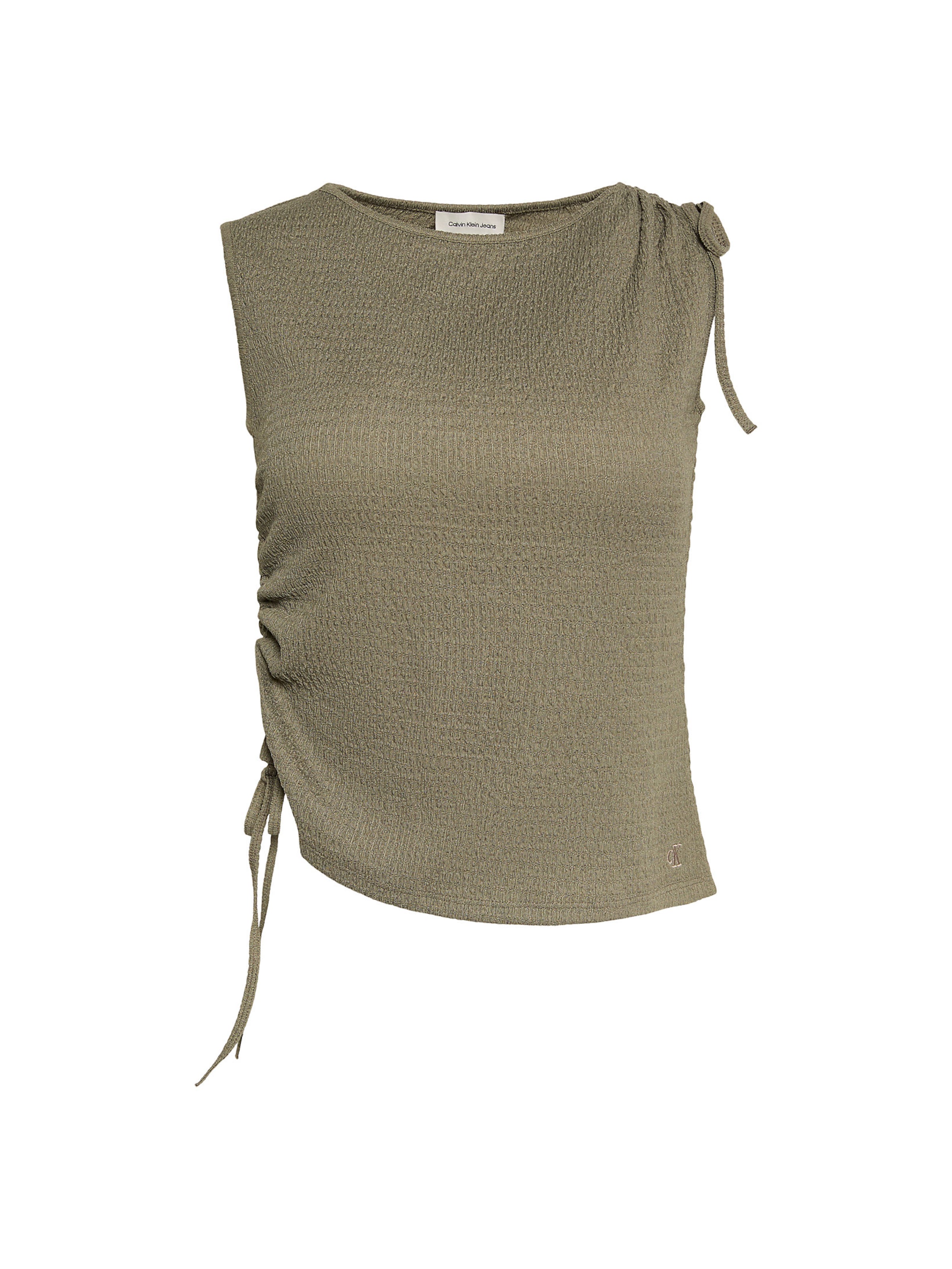 Calvin Klein Jeans Top in Grün: Vorderseite