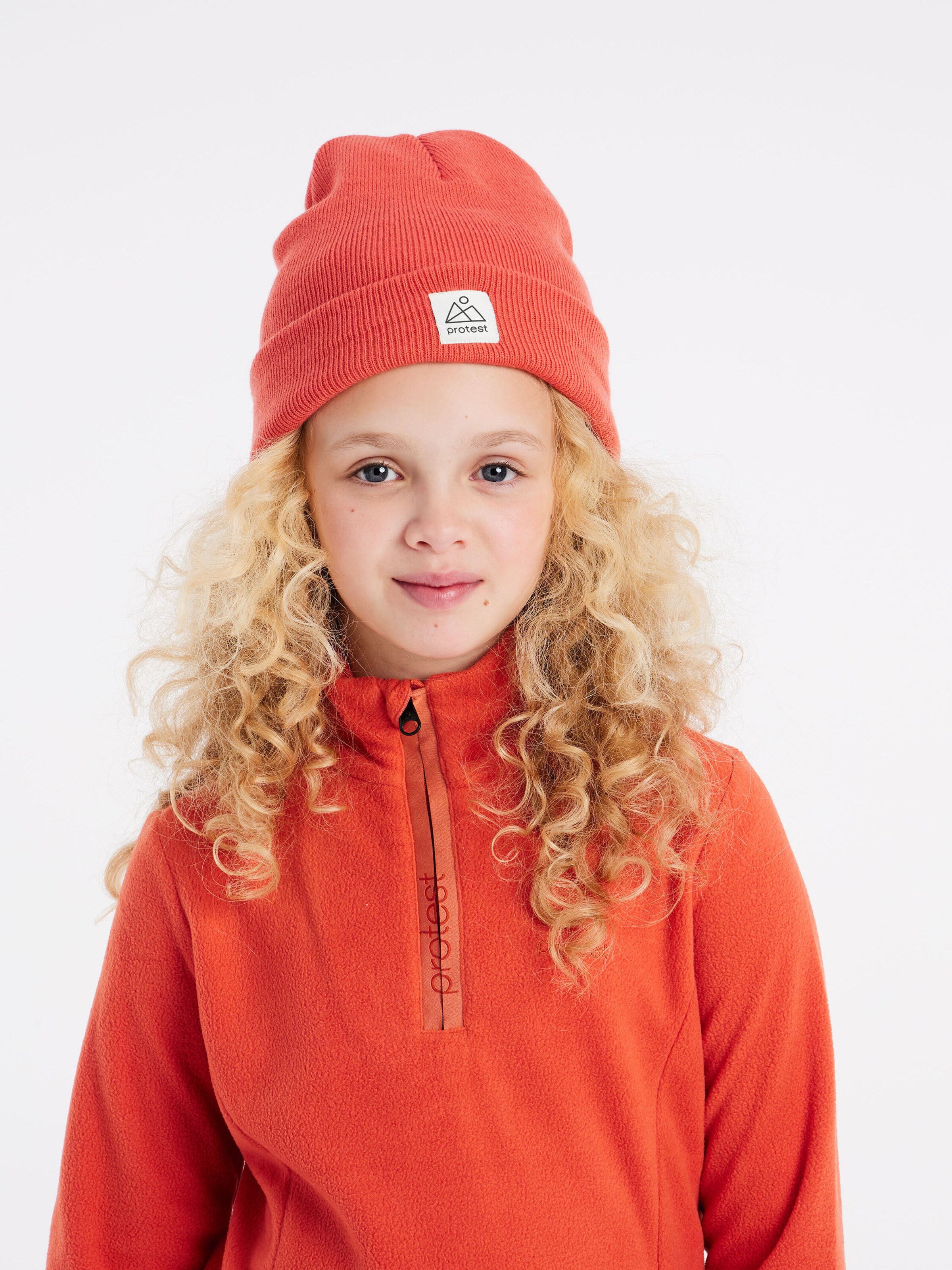 PROTEST Athletic Sweatshirt 'MUTEY JR' in Red