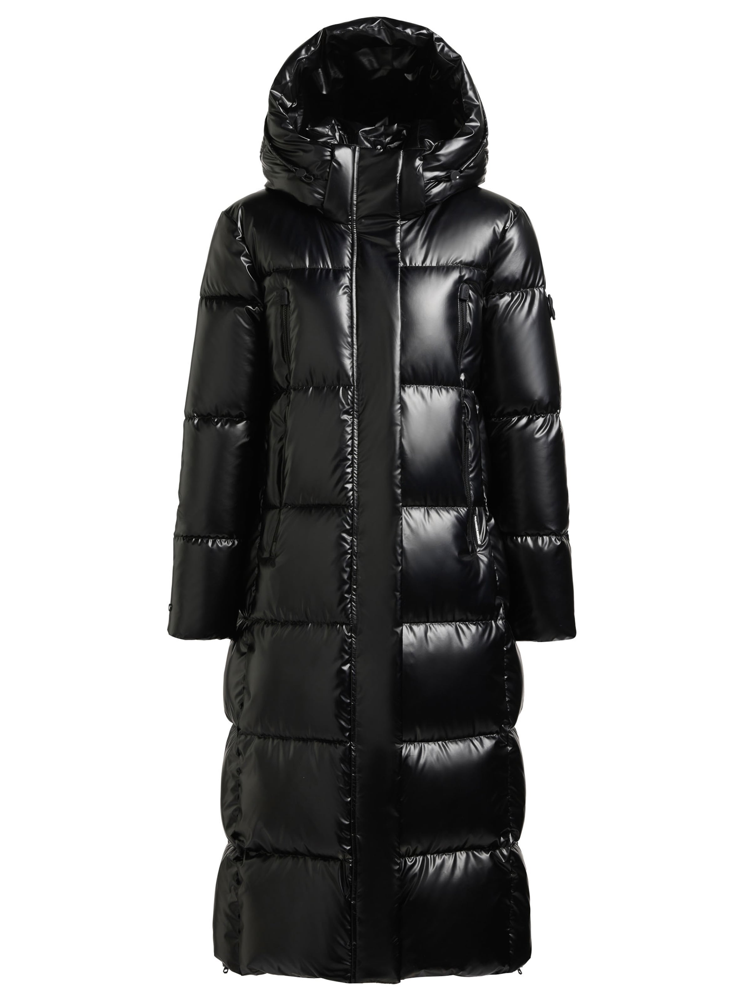 khujo Vinterfrakke 'RUBINA2' i sort: forside