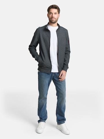 TOM TAILOR Sweat jacket in Blue