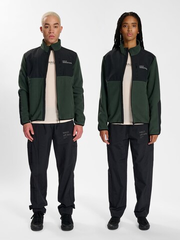 HALO Funktionele fleece-jas in Groen: voorkant