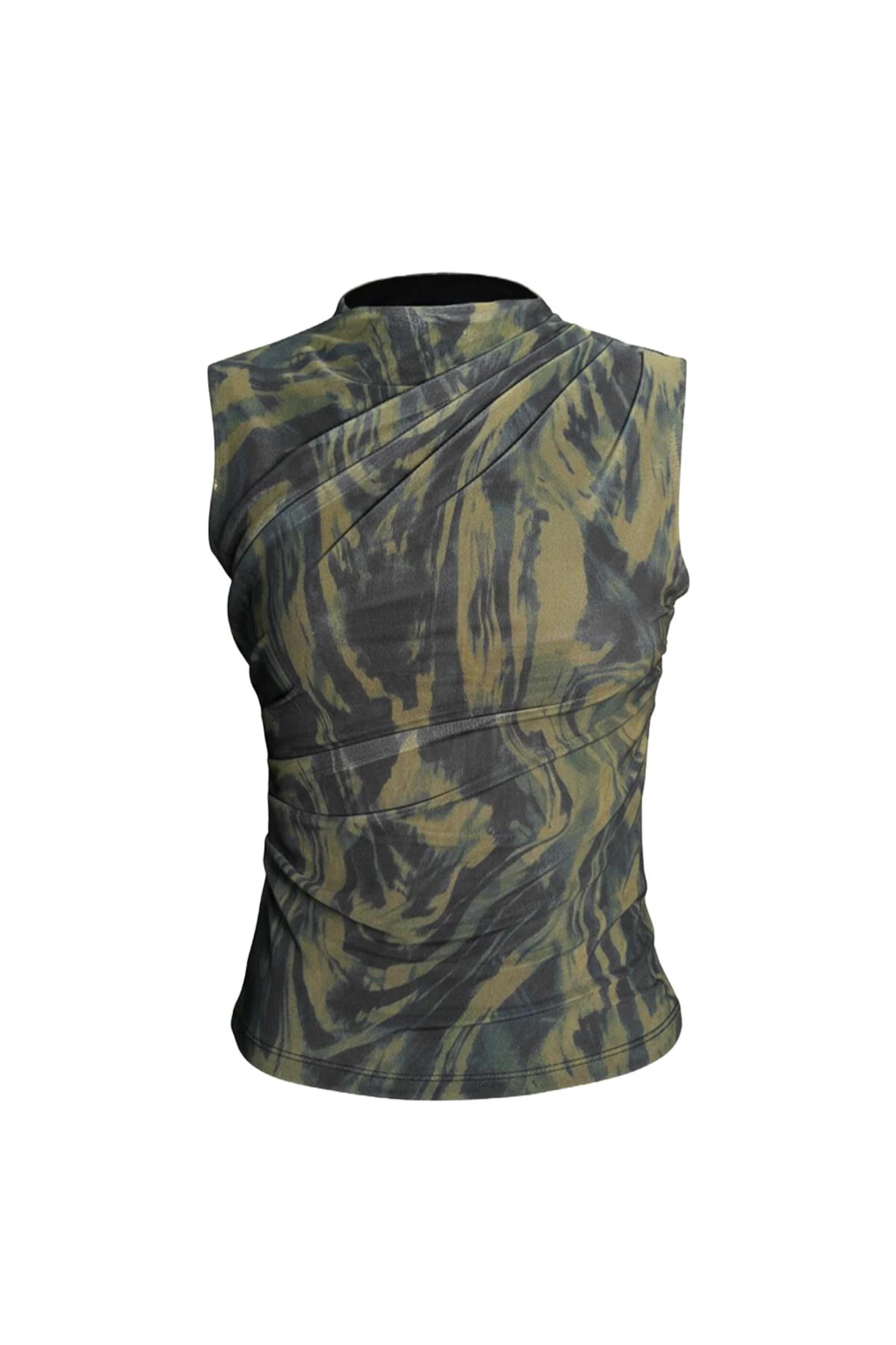 No Matter What Blouse in Green: front