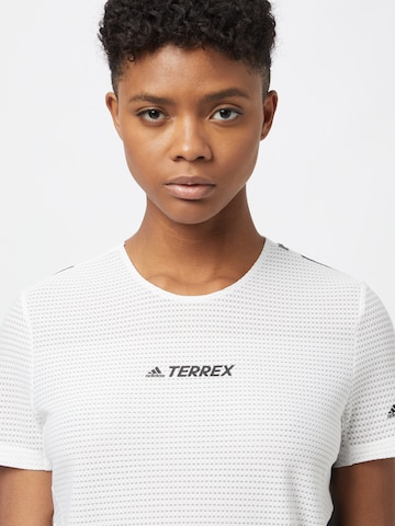 ADIDAS TERREX Performance Shirt 'Parley Agravic TR Pro' in White