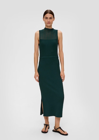 s.Oliver BLACK LABEL Knitted dress in Green