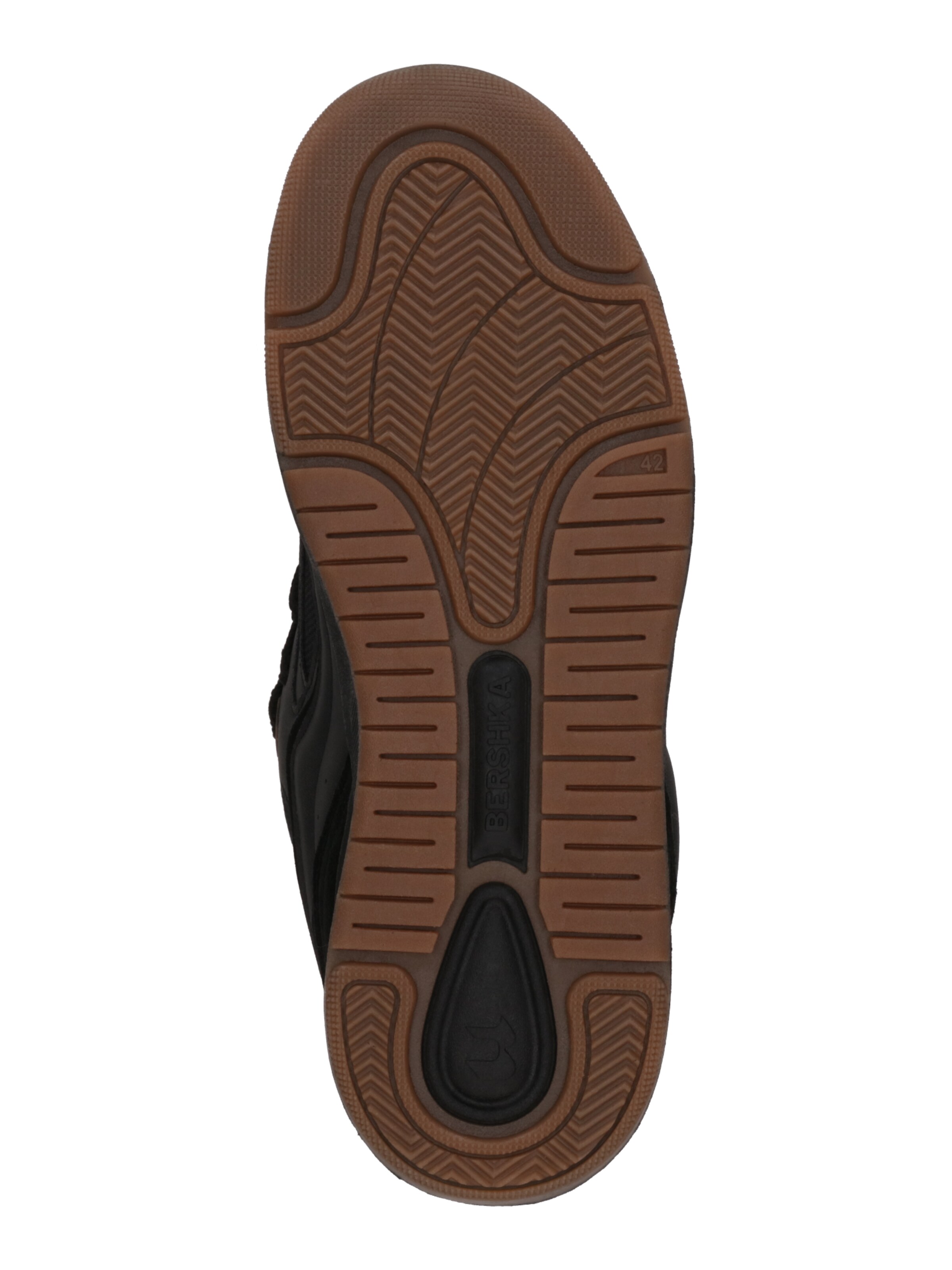 Bershka Låg sneaker i svart