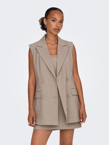 ONLY Suit Vest 'MOLLY' in Brown