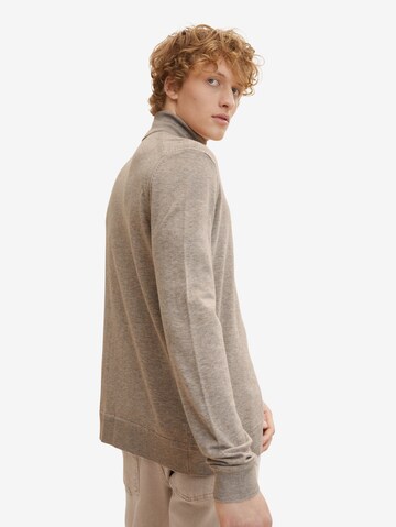 TOM TAILOR Sweter w kolorze brązowy
