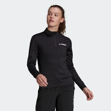 ADIDAS TERREX Performance Shirt 'Multi ' in Black: front