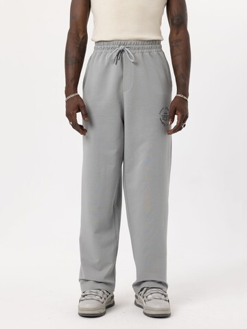 Regular Pantalon 'Cotton Flower' VAMOS CLO en gris : devant