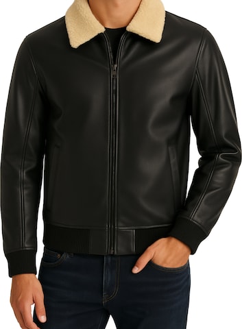 Veste mi-saison 'The Commendent' CYCAS D'OR en noir : devant