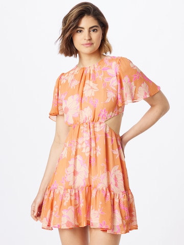 Dorothy Perkins Zomerjurk in Oranje: voorkant