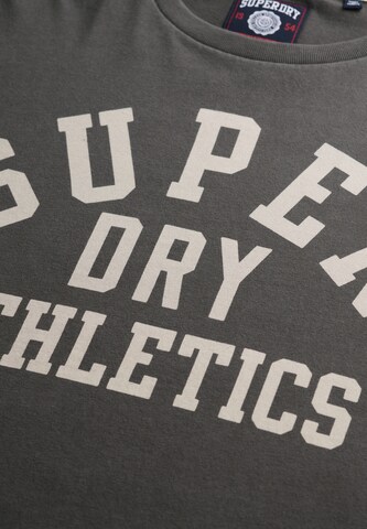 T-Shirt 'Athletic Essential' Superdry en gris