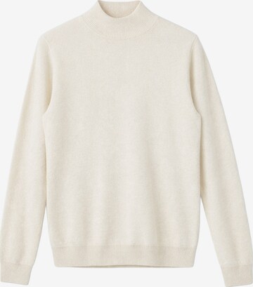 GOBI Cashmere - Jersey 'Women's Essential Cashmere Mock Neck Sweater' en blanco: frente
