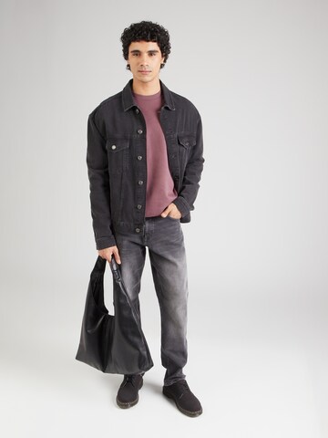 QS - Sweatshirt em roxo