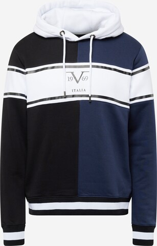 19V69 ITALIA Sweatshirt 'Cesare' in Blauw: voorkant