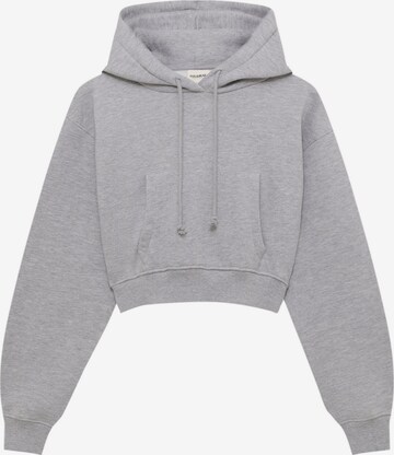 Pull&Bear Sweatshirt in Grijs: voorkant