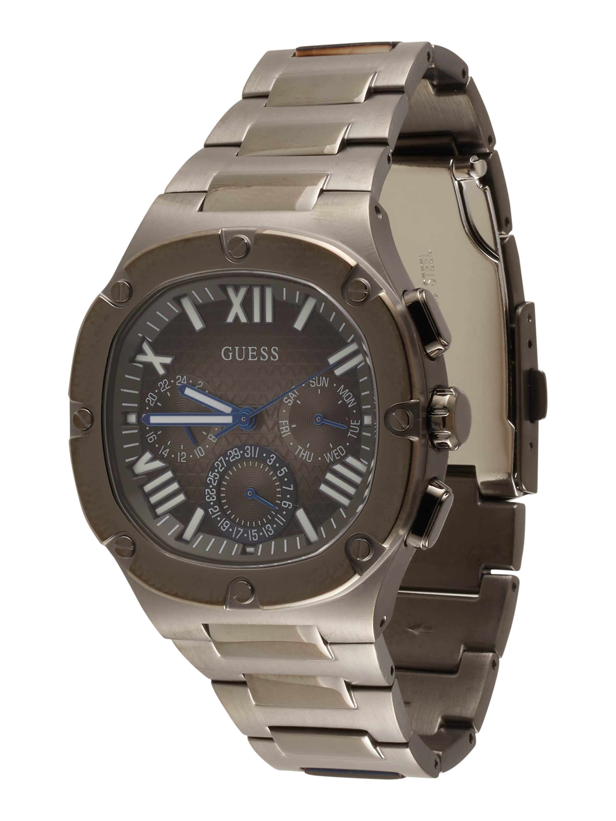 GUESS - Relógios analógicos em prata: frente