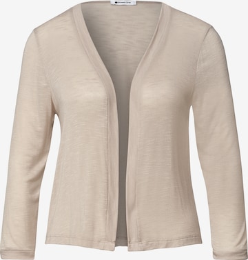 STREET ONE Strickjacke in Beige: Vorderseite