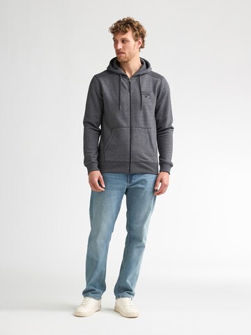 Petrol Industries - Sudadera con cremallera en plata