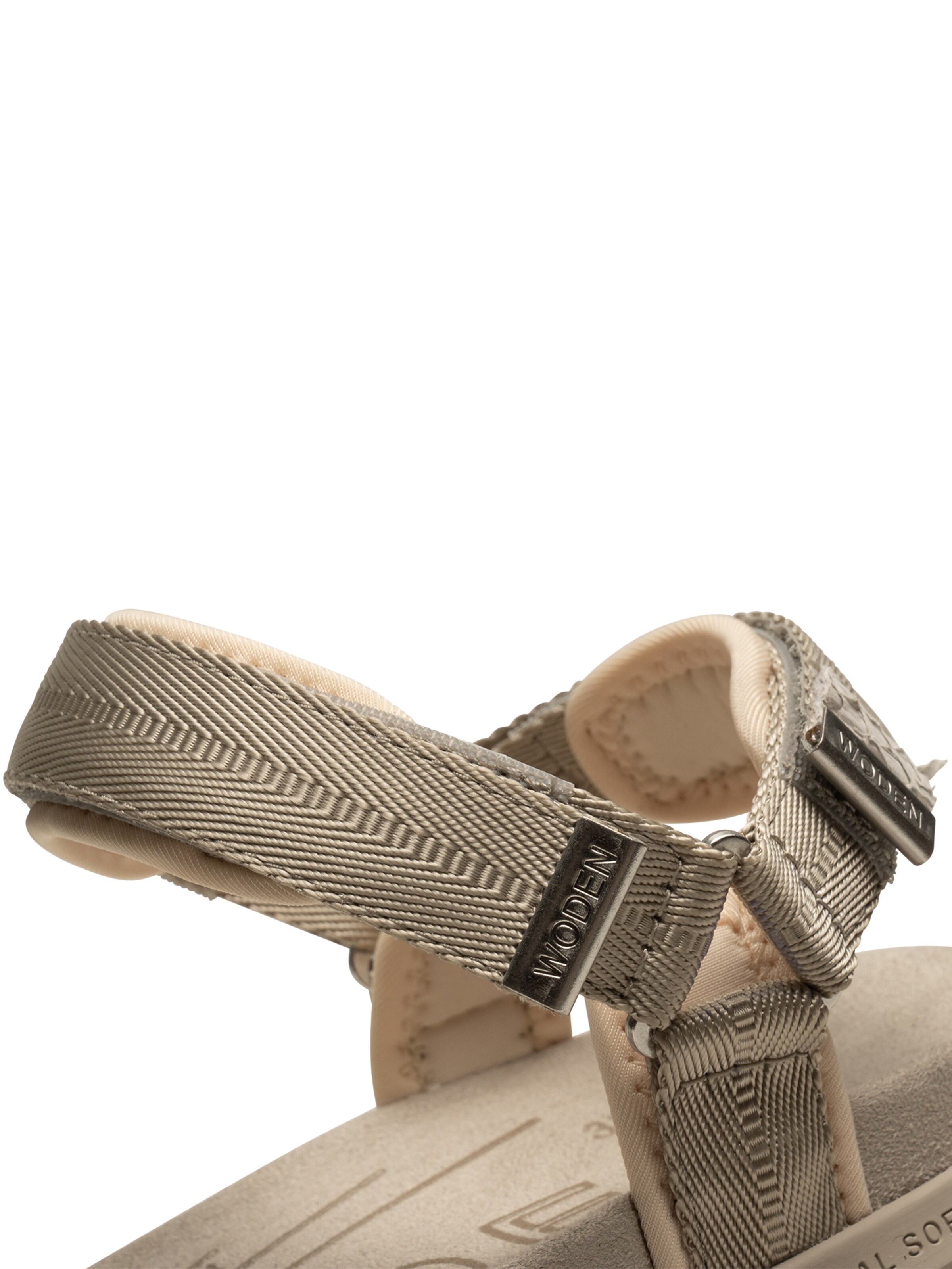 WODEN Sandaal 'Line Lite' in Beige