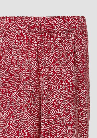 s.Oliver Wide leg Broek in Rood