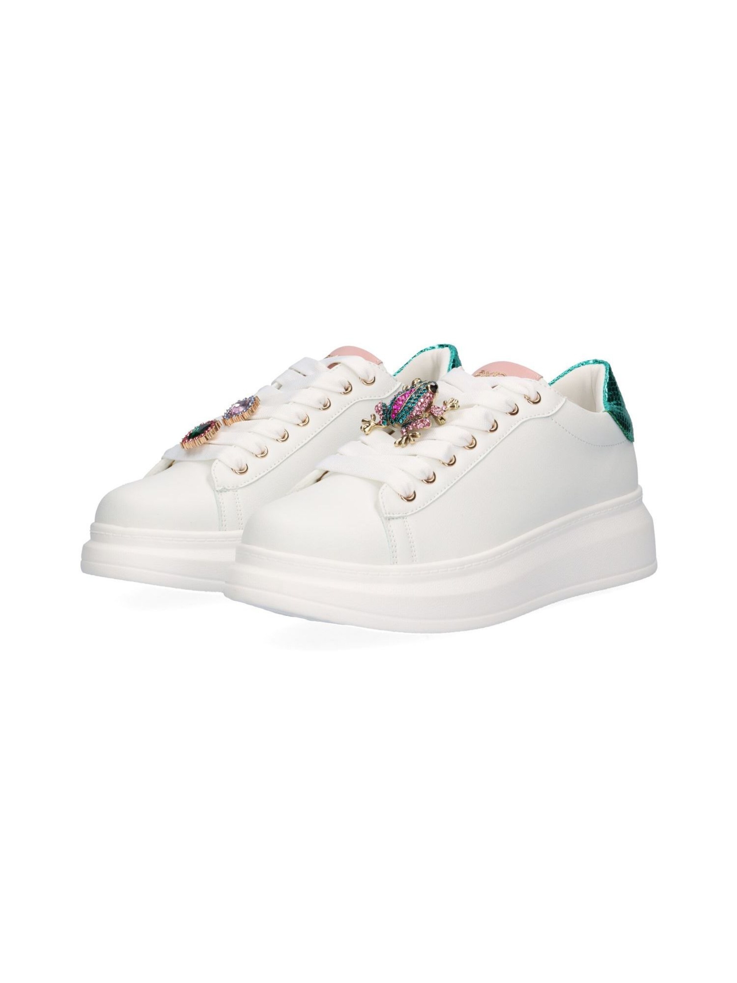 Baskets basses '66-51EX03' EXE en blanc