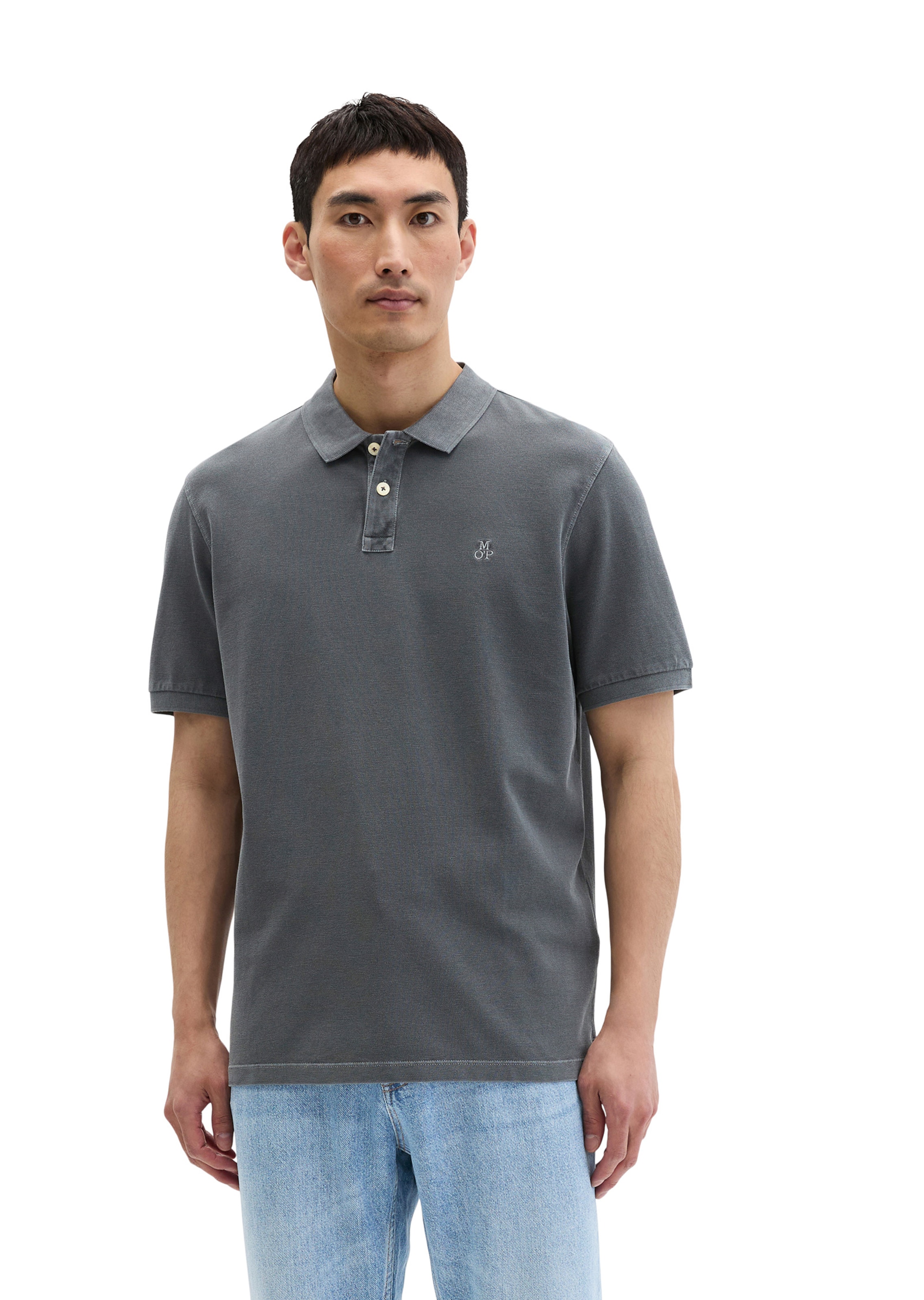 Marc O'Polo Shirt in Grey: front