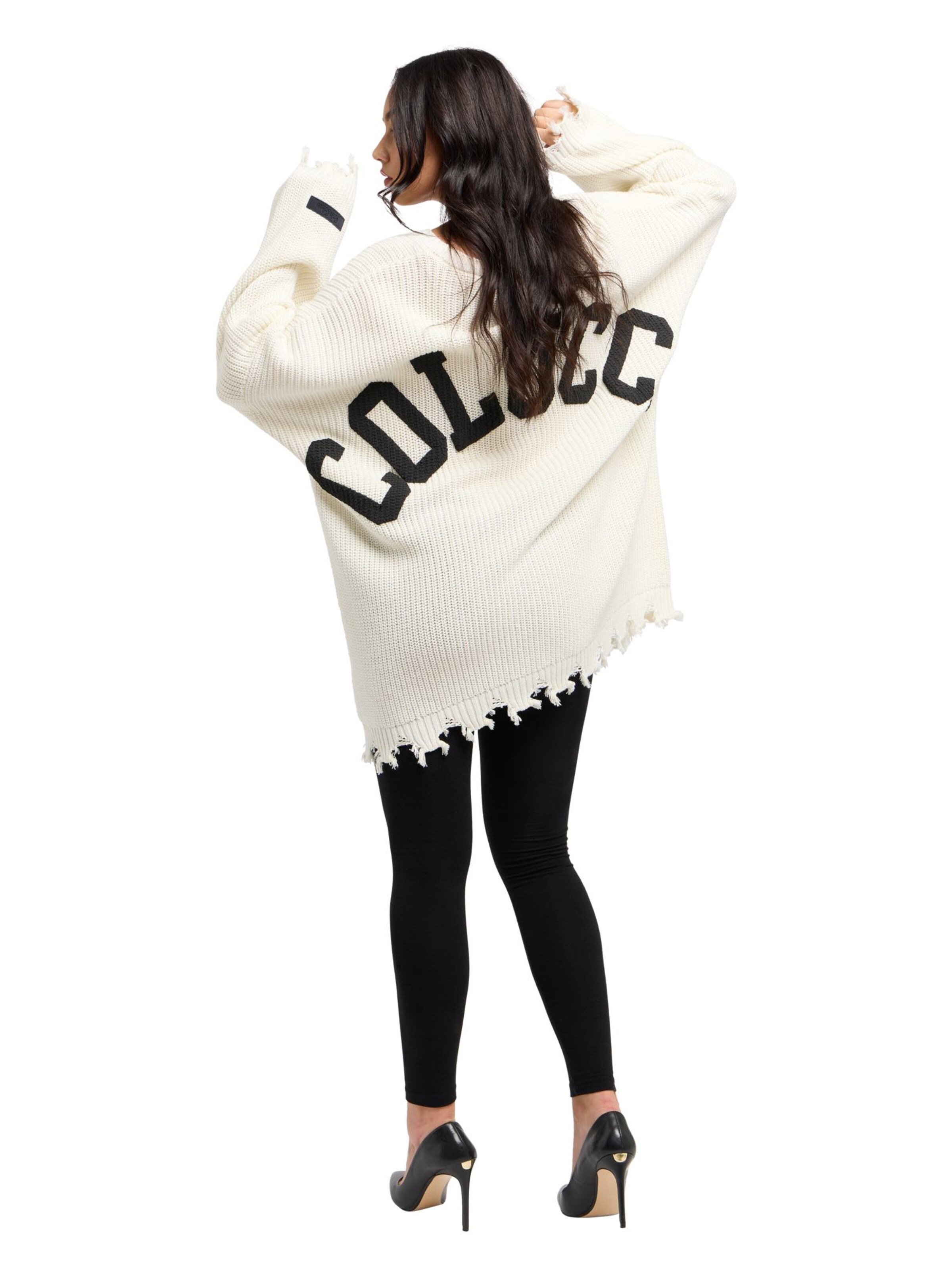 Carlo Colucci Pullover ' Di Valerio ' in Weiß