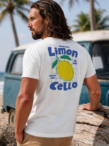 Neverless Shirt 'Limon Cello' in White