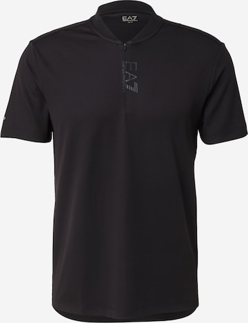EA7 Emporio Armani Toiminnallinen paita värissä musta: etupuoli