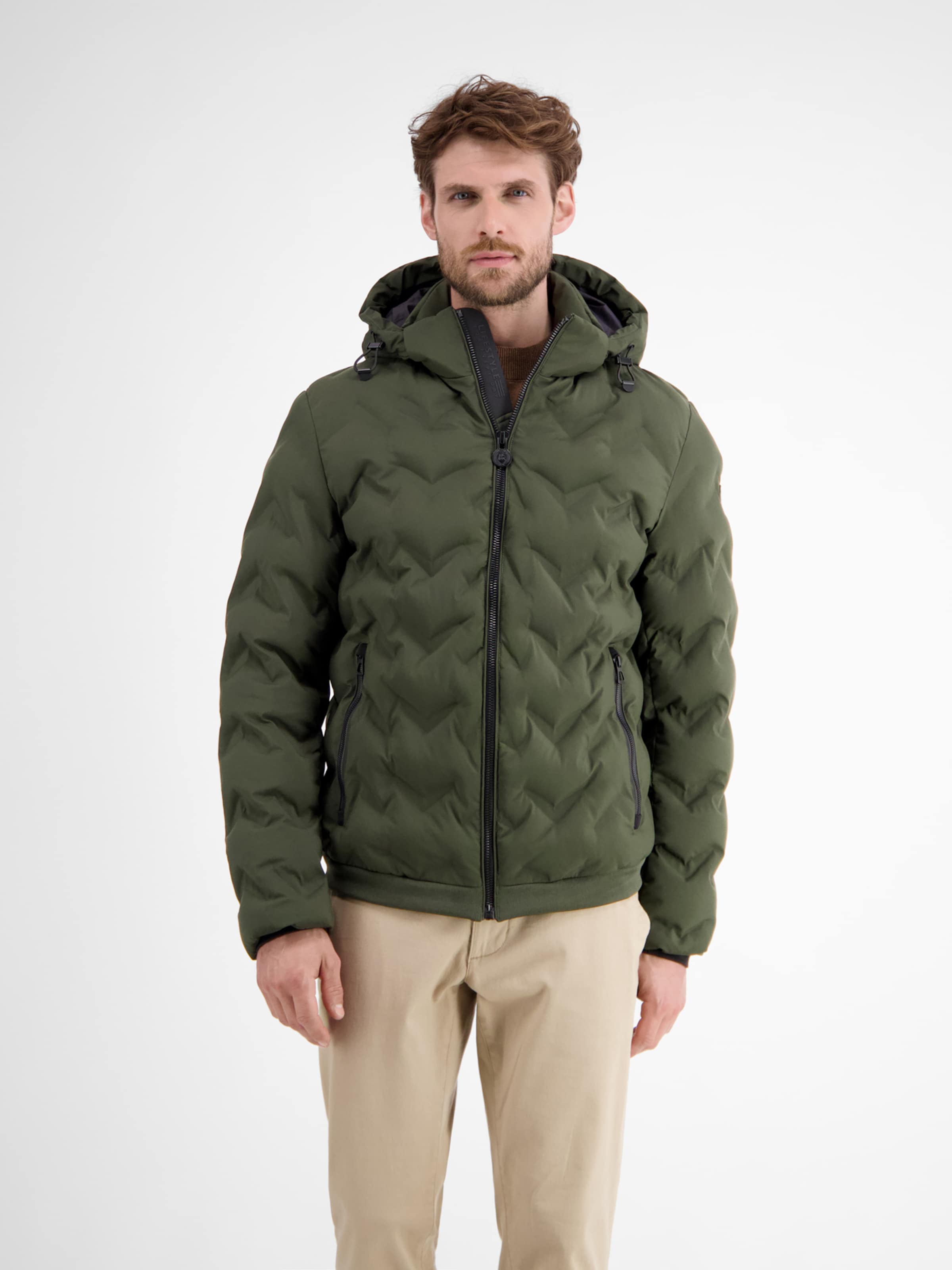 LERROS Outdoor jacket in Green: front