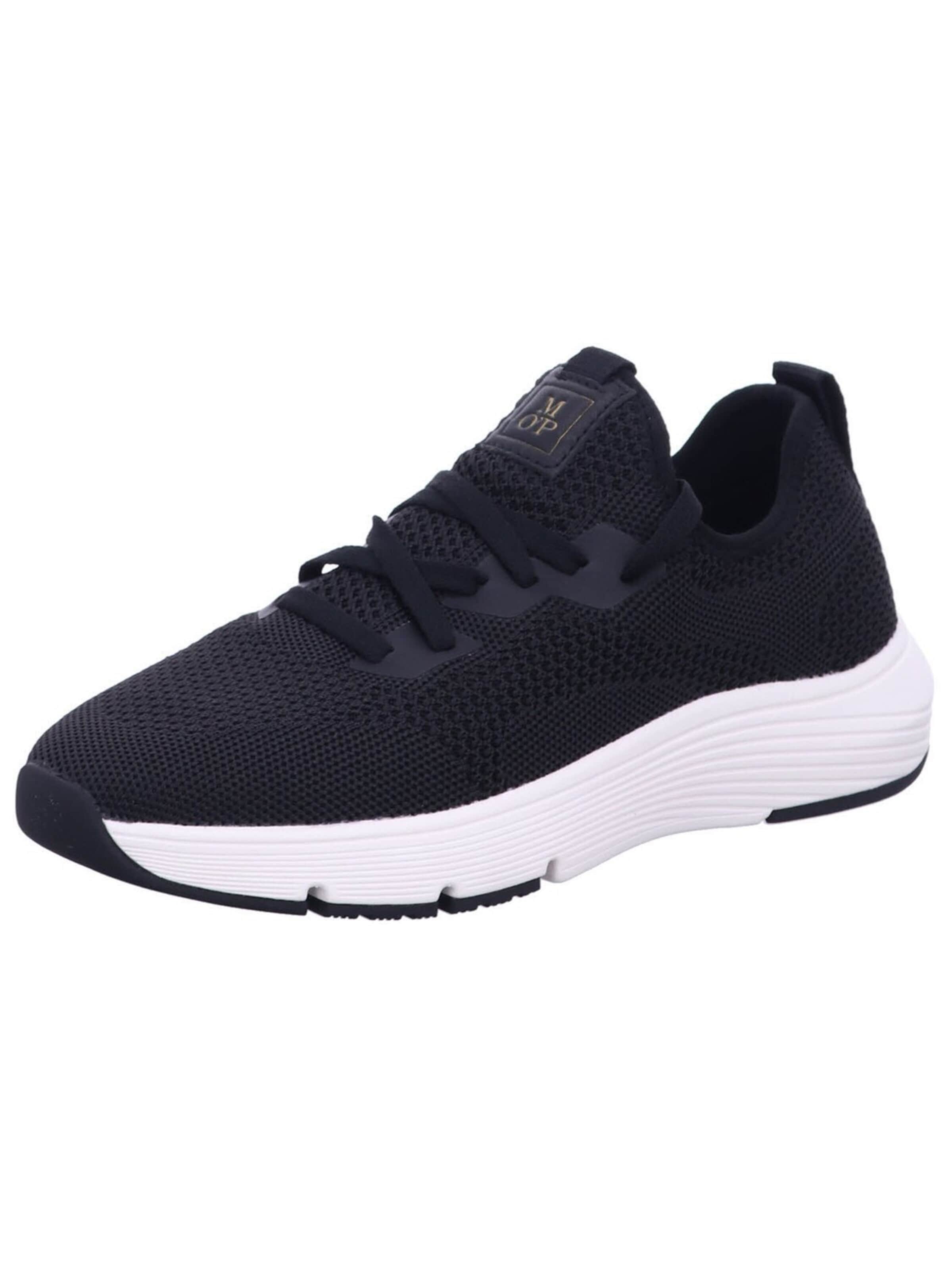 Marc O'Polo Sneakers laag 'Schnürschuh Damen 50217823502605 890 Kunststoff (Synthetik) in blau' in Blauw: voorkant