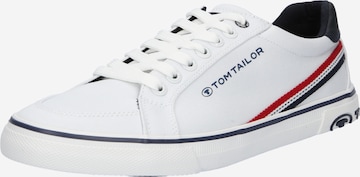 TOM TAILOR Sneakers in White: front