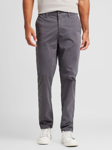 BOSS Tapered Chino trousers in Grey: front