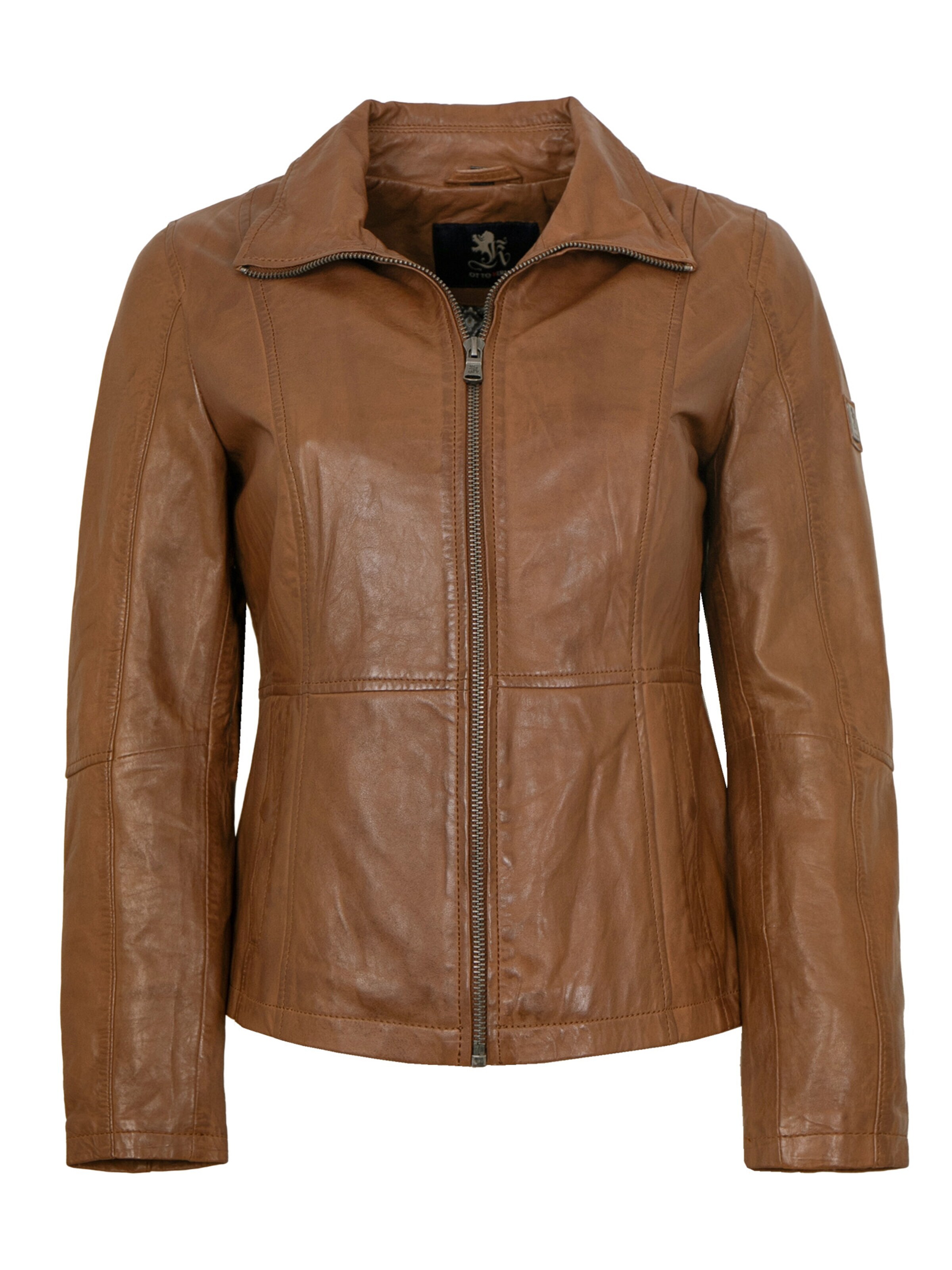 OTTO KERN Between-Season Jacket 'Lotta' in Brown: front