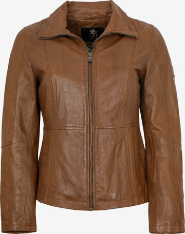 OTTO KERN Between-Season Jacket 'Lotta' in Brown: front