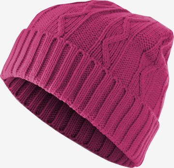 MSTRDS Beanie in Pink: front