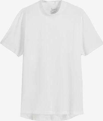 Bershka Shirt in Wit: voorkant