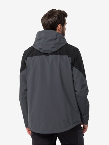 JACK WOLFSKIN Outdoor jacket 'Weiltal' in Grey