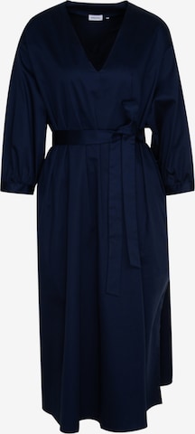 Robe ' Schwarze Rose ' SEIDENSTICKER en bleu : devant