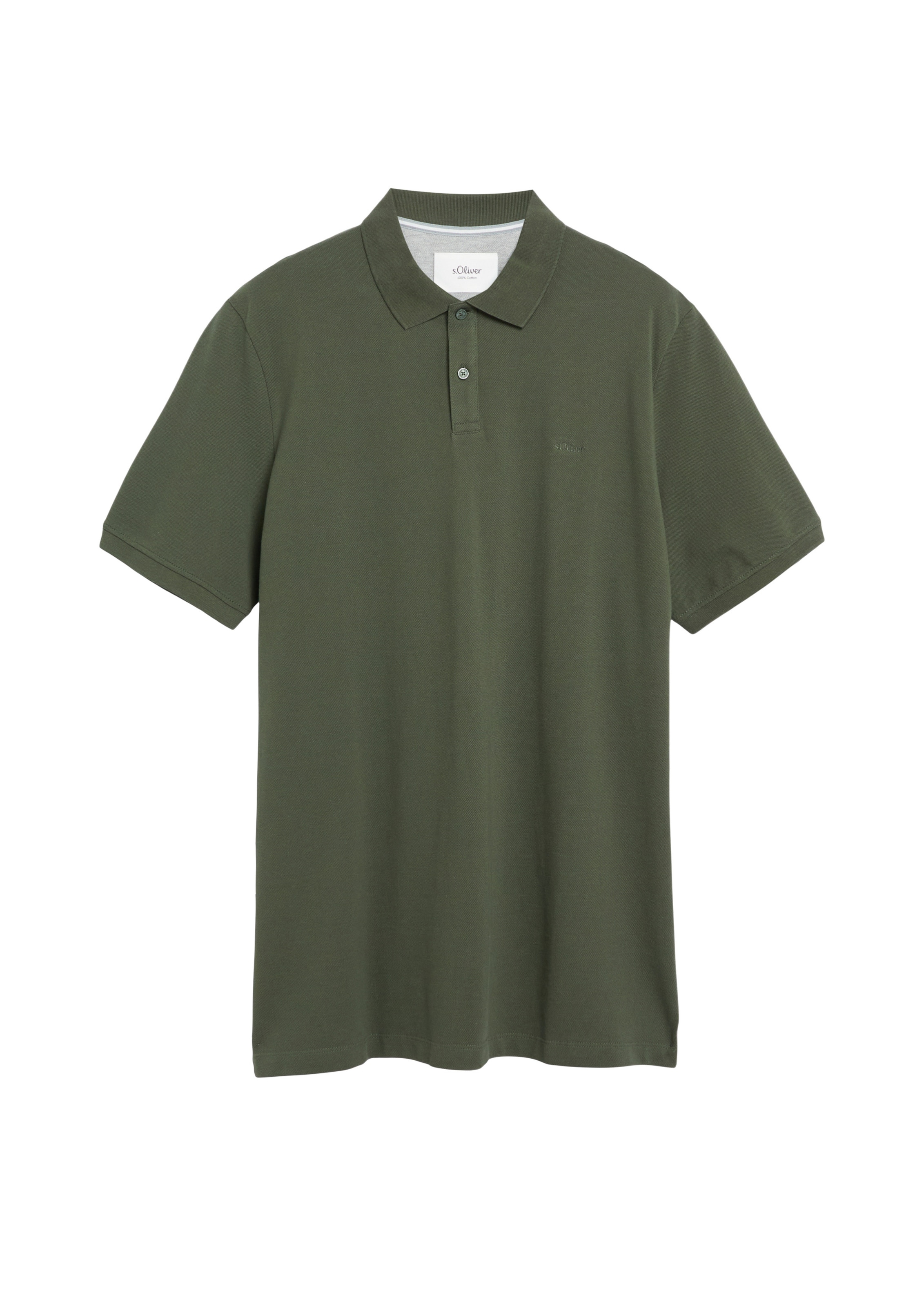 s.Oliver Poloshirt in Grün: Vorderseite