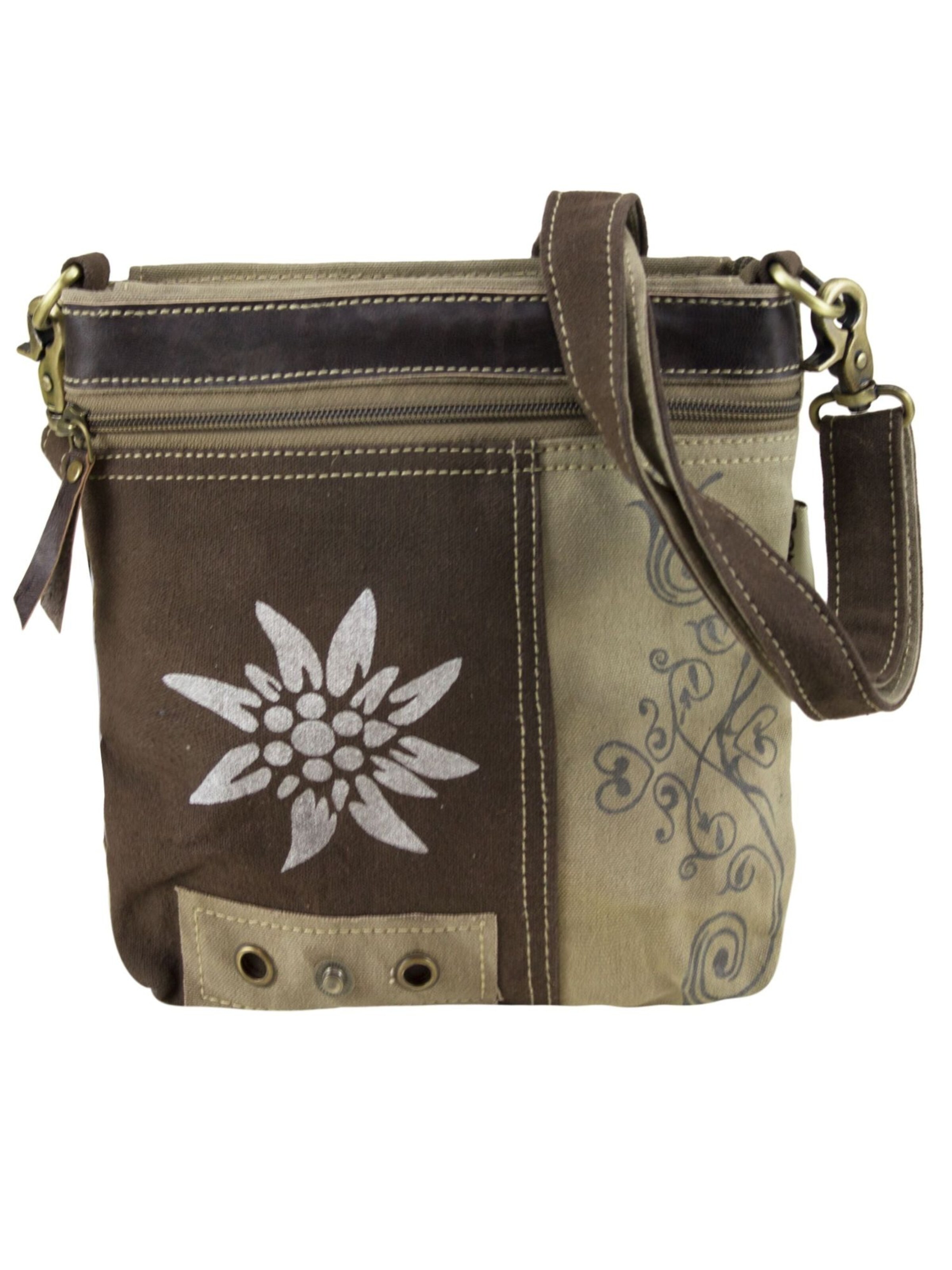 DOMELO Crossbody Bag 'Domelo' in Brown: front