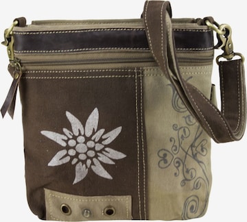 DOMELO Crossbody Bag 'Domelo' in Brown: front