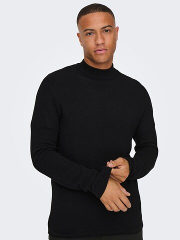 Only & Sons Sweater in Black