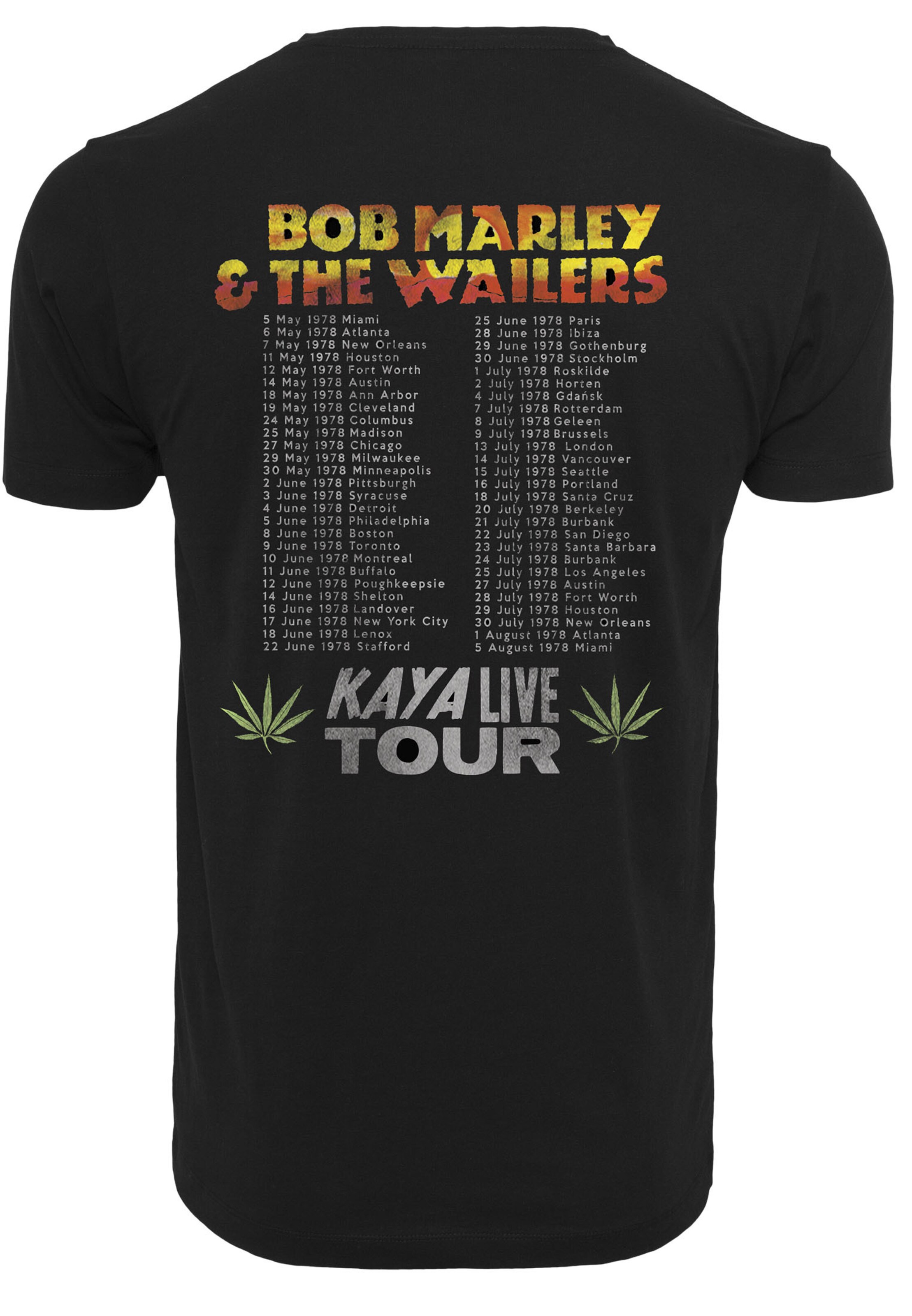 Mister Tee Shirt 'Bob Marley Kaya' in Black