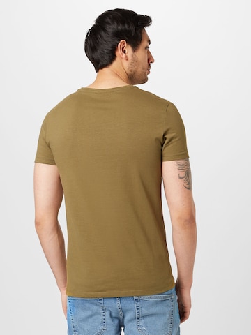 T-Shirt 'David' Casual Friday en vert
